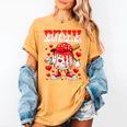 Valentines Day Baseball Drip Boys Bruh Ice Cream Toddler Kid Women's Comfort Colors T-Shirt Mustard