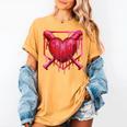Valentines Day Baseball Red Heart Dab Boys Girls Kids Women's Comfort Colors T-Shirt Mustard