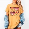 Valentines Day Drip Heart Baseball XOXO Boys Kids Men Sport Women's Comfort Colors T-Shirt Mustard Valentines Day Drip Heart Baseball XOXO Boys Kids Men Sport Women's Comfort Colors T-Shirt Mustard