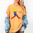 Venezuela Baseball Women's Comfort Colors T-Shirt Mustard Venezuela Baseball Women's Comfort Colors T-Shirt Mustard