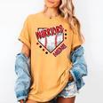 Warriors Home Plate Baseball Sports Baseball Mom Women's Comfort Colors T-Shirt Mustard Warriors Home Plate Baseball Sports Baseball Mom Women's Comfort Colors T-Shirt Mustard