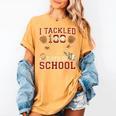 Women's 100 Days Of School Boys Kids Baseball Women's Comfort Colors T-Shirt Mustard Women's 100 Days Of School Boys Kids Baseball Women's Comfort Colors T-Shirt Mustard