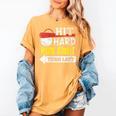 Women's Hit Hard Run Fast Turn Left Baseball Quote Fan Coach Women's Comfort Colors T-Shirt Mustard Women's Hit Hard Run Fast Turn Left Baseball Quote Fan Coach Women's Comfort Colors T-Shirt Mustard