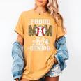 Womens Proud Mom Of a 2024 Senior Class Of 2024 Baseball Mom Women's Comfort Colors T-Shirt Mustard Womens Proud Mom Of a 2024 Senior Class Of 2024 Baseball Mom Women's Comfort Colors T-Shirt Mustard
