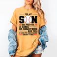 Yes Son Has Practice a Game Baseball Mom Women's Comfort Colors T-Shirt Mustard Yes Son Has Practice a Game Baseball Mom Women's Comfort Colors T-Shirt Mustard