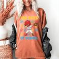 100 Days Of School Baseball Bat 100th Day Of School Boys Women's Comfort Colors T-Shirt Yam