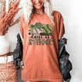 100 Days Of School Baseball Camo Cap Kids Boys 100th Day Women's Comfort Colors T-Shirt Yam