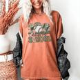 100 Days Of School Baseball Camo Celebration Women's Comfort Colors T-Shirt Yam