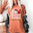 100 Days Of School Cute Bow Baseball Boy Girl Teacher Women's Comfort Colors T-Shirt Yam