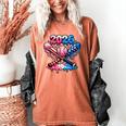 2026 American Flag Baseball Ice Cream Drip Bats Boys Women's Comfort Colors T-Shirt Yam 2026 American Flag Baseball Ice Cream Drip Bats Boys Women's Comfort Colors T-Shirt Yam