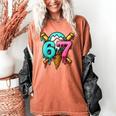 67 Baseball Ice Cream Drip Kids Women's Comfort Colors T-Shirt Yam 67 Baseball Ice Cream Drip Kids Women's Comfort Colors T-Shirt Yam