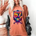 67 Meme Trendy Baseball Number 67 Player Six Seven Women's Comfort Colors T-Shirt Yam