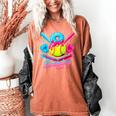 8th Birthday Baseball Ice Cream Drip 8 Years Old Girls B-Day Women's Comfort Colors T-Shirt Yam
