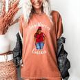 African American Baseball Mom Sagittarius Queen Zodiac Sign Women's Comfort Colors T-Shirt Yam African American Baseball Mom Sagittarius Queen Zodiac Sign Women's Comfort Colors T-Shirt Yam