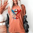 American Baseball Drip Graffiti Ball And Bat Women's Comfort Colors T-Shirt Yam American Baseball Drip Graffiti Ball And Bat Women's Comfort Colors T-Shirt Yam