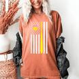 American Flag Baseball Mom Team Women's Comfort Colors T-Shirt Yam American Flag Baseball Mom Team Women's Comfort Colors T-Shirt Yam