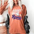 Aunt Rookie Of Year 1st Birthday Baseball Theme Matching Women's Comfort Colors T-Shirt Yam Aunt Rookie Of Year 1st Birthday Baseball Theme Matching Women's Comfort Colors T-Shirt Yam