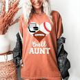 Ball Aunt Heart Football Baseball Hockey Game Day Women's Comfort Colors T-Shirt Yam Ball Aunt Heart Football Baseball Hockey Game Day Women's Comfort Colors T-Shirt Yam