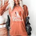 Ball Mom Football Baseball Mom Women's Comfort Colors T-Shirt Yam