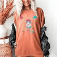 Baseball 8 Year Old Ice Cream Drip 8th Birthday Boys Player Women's Comfort Colors T-Shirt Yam