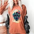 Baseball Catcher Mask Ice Cream Dripping Baseball Boy Youth Women's Comfort Colors T-Shirt Yam Baseball Catcher Mask Ice Cream Dripping Baseball Boy Youth Women's Comfort Colors T-Shirt Yam