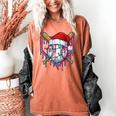 Baseball Christmas Santa Hat Baseball Christmas Drip Women's Comfort Colors T-Shirt Yam Baseball Christmas Santa Hat Baseball Christmas Drip Women's Comfort Colors T-Shirt Yam