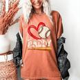Baseball Daddy Baseball Heart Family Matching Women's Comfort Colors T-Shirt Yam Baseball Daddy Baseball Heart Family Matching Women's Comfort Colors T-Shirt Yam