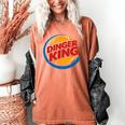 Baseball Dinger King Logo For Home Run Players And Fan Women's Comfort Colors T-Shirt Yam