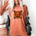 Baseball Drip Angry Lava Slime Ball Graphic Women's Comfort Colors T-Shirt Yam