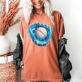 Baseball Drip Ice Cream Glove With Sprinkles Ball Boys Youth Women's Comfort Colors T-Shirt Yam Baseball Drip Ice Cream Glove With Sprinkles Ball Boys Youth Women's Comfort Colors T-Shirt Yam