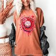 Baseball Drip Ice Cream Sprinkles Valentines Day Baseball Women's Comfort Colors T-Shirt Yam