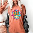 Baseball Drip Jersey Number 1 For Players & 1th Birthday Women's Comfort Colors T-Shirt Yam Baseball Drip Jersey Number 1 For Players & 1th Birthday Women's Comfort Colors T-Shirt Yam