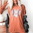 Baseball Heart Love Game Sports Fan Game Day Women's Comfort Colors T-Shirt Yam Baseball Heart Love Game Sports Fan Game Day Women's Comfort Colors T-Shirt Yam