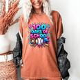Baseball Ice Cream Drip 100 Days Of School Student Teacher Women's Comfort Colors T-Shirt Yam Baseball Ice Cream Drip 100 Days Of School Student Teacher Women's Comfort Colors T-Shirt Yam