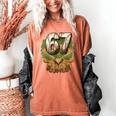 Baseball Ice Cream Drip Number 67 Playground Player 67th Women's Comfort Colors T-Shirt Yam Baseball Ice Cream Drip Number 67 Playground Player 67th Women's Comfort Colors T-Shirt Yam