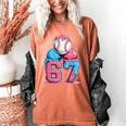 Baseball Ice Cream Drip Six Seven Gen Alpha Meme 67 Women's Comfort Colors T-Shirt Yam