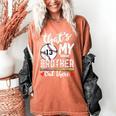 Baseball Jersey Number 13 That's My Brother Out There Women's Comfort Colors T-Shirt Yam Baseball Jersey Number 13 That's My Brother Out There Women's Comfort Colors T-Shirt Yam