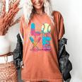 Baseball Love Drip Ice Cream Colorful Baseball Women's Comfort Colors T-Shirt Yam Baseball Love Drip Ice Cream Colorful Baseball Women's Comfort Colors T-Shirt Yam