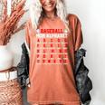 Baseball Mom Alphabet Parent Mama Player Game Sport Fan Women's Comfort Colors T-Shirt Yam Baseball Mom Alphabet Parent Mama Player Game Sport Fan Women's Comfort Colors T-Shirt Yam
