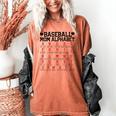 Baseball Mom Alphabet Women's Comfort Colors T-Shirt Yam Baseball Mom Alphabet Women's Comfort Colors T-Shirt Yam