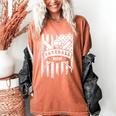 Baseball MOM Cool USA American Flag Family Reunion Women's Comfort Colors T-Shirt Yam