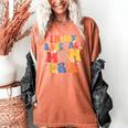 In My Baseball Mom Era Cute Mommy Groovy Women's Comfort Colors T-Shirt Yam
