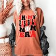 In My Baseball Mom Era Groovy Mom Women's Comfort Colors T-Shirt Yam