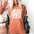 In My Baseball Mom Era Baseball Mama Groovy Sports Parent Women's Comfort Colors T-Shirt Yam In My Baseball Mom Era Baseball Mama Groovy Sports Parent Women's Comfort Colors T-Shirt Yam