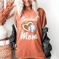Baseball Mom Grandma Leopard Baseball Lover Fan Women's Comfort Colors T-Shirt Yam