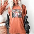 Baseball Mom Heart Sports Mom Women's Comfort Colors T-Shirt Yam Baseball Mom Heart Sports Mom Women's Comfort Colors T-Shirt Yam