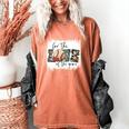 Baseball Mom Leopard For The Love Of The Game Bleached Women Women's Comfort Colors T-Shirt Yam Baseball Mom Leopard For The Love Of The Game Bleached Women Women's Comfort Colors T-Shirt Yam