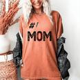 Baseball Mom Number One 1 Mother Baseball Lover Mother's Day Women's Comfort Colors T-Shirt Yam Baseball Mom Number One 1 Mother Baseball Lover Mother's Day Women's Comfort Colors T-Shirt Yam