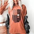 Baseball Mom USA Flag Baseball Mama Day Vibes Mama Women's Comfort Colors T-Shirt Yam