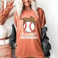 Baseball MomMom Baseball Player Leopard Mom Mom Women's Comfort Colors T-Shirt Yam